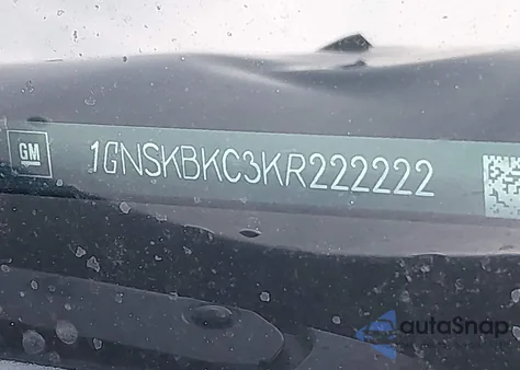 2019 Chevrolet Tahoe Lt из США, поврежденный, VIN 1GNSKBKC3KR222222